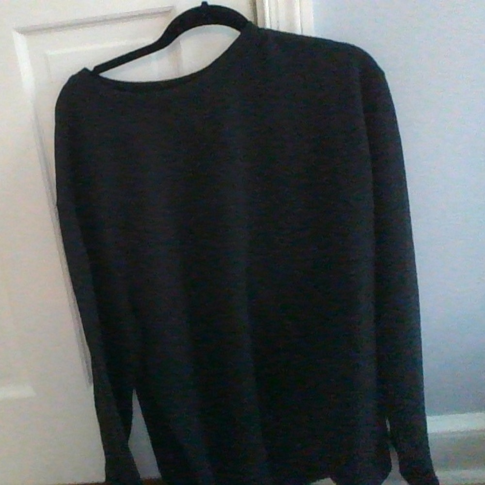 black crew neck